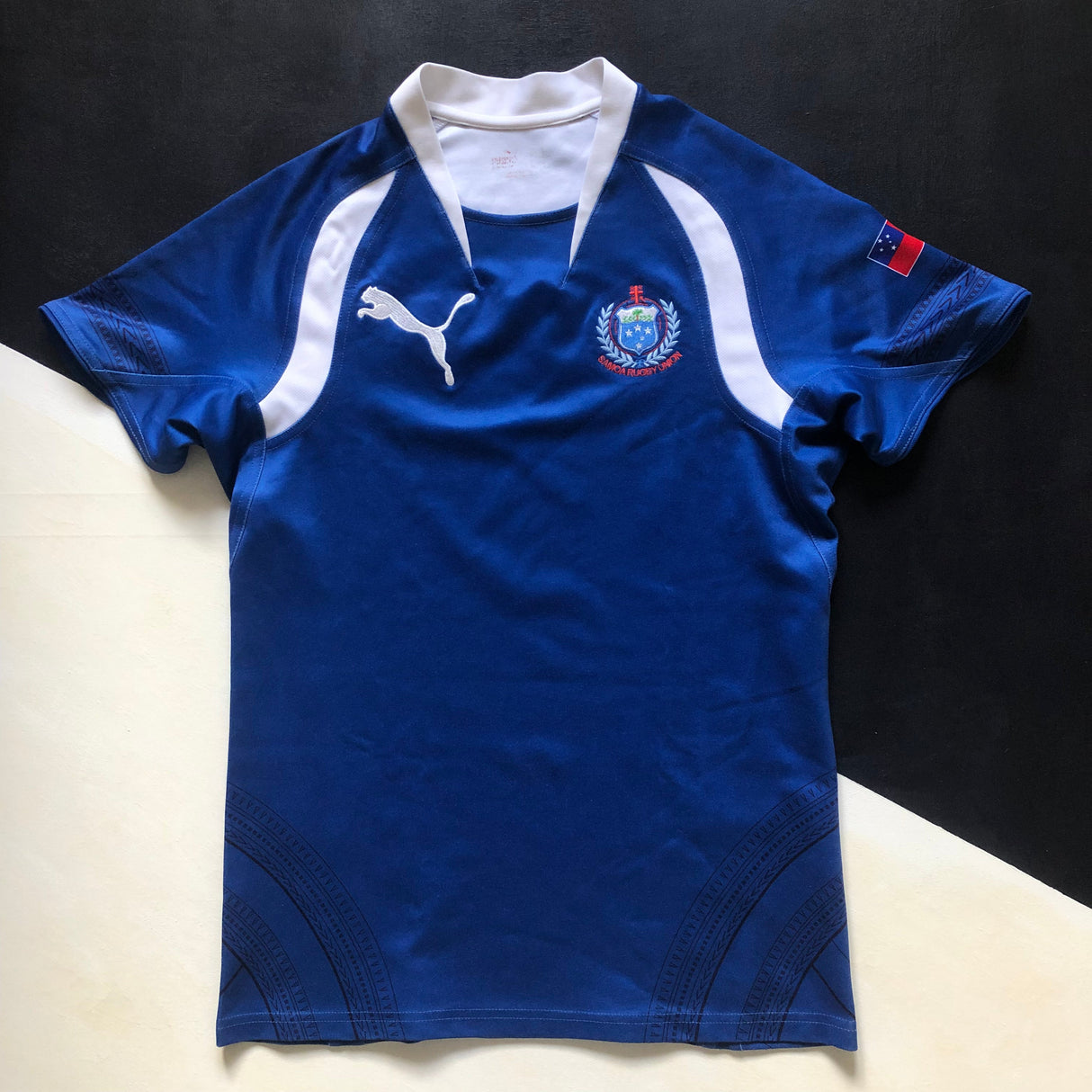 Samoa National Rugby Team Jersey 2007/08 Match Worn Medium Underdog Rugby - The Tier 2 Rugby Shop