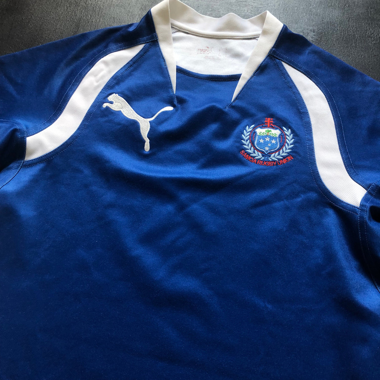 Samoa National Rugby Team Jersey 2007/08 Match Worn Medium Underdog Rugby - The Tier 2 Rugby Shop