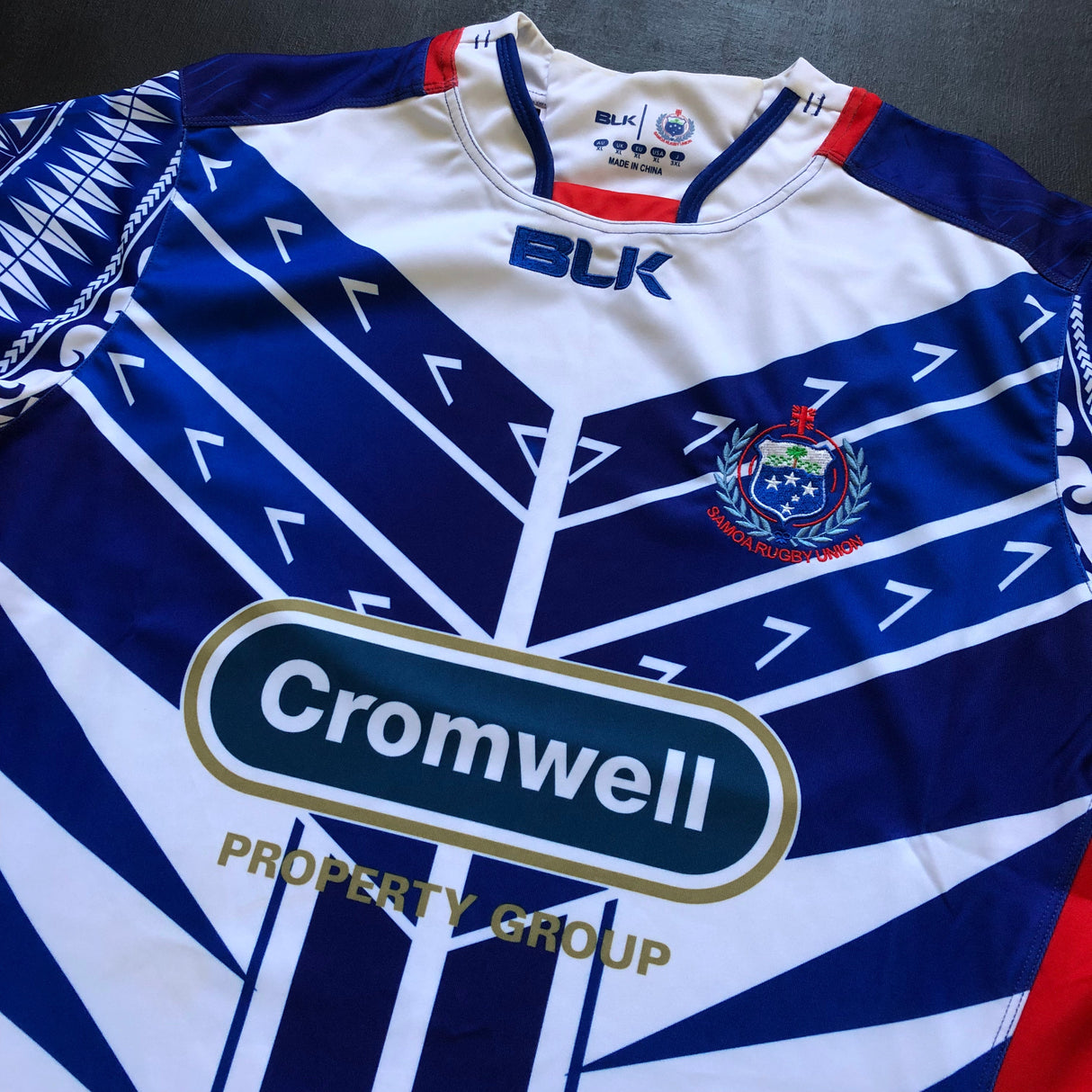 Samoa National Rugby Team Jersey 2015 Limited Edition XL Underdog Rugby - The Tier 2 Rugby Shop