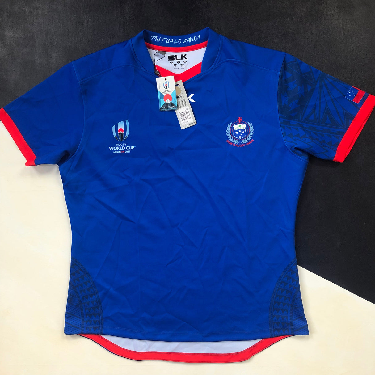 Samoa National Rugby Team Jersey 2019 Rugby World Cup BNWT XL Underdog Rugby - The Tier 2 Rugby Shop
