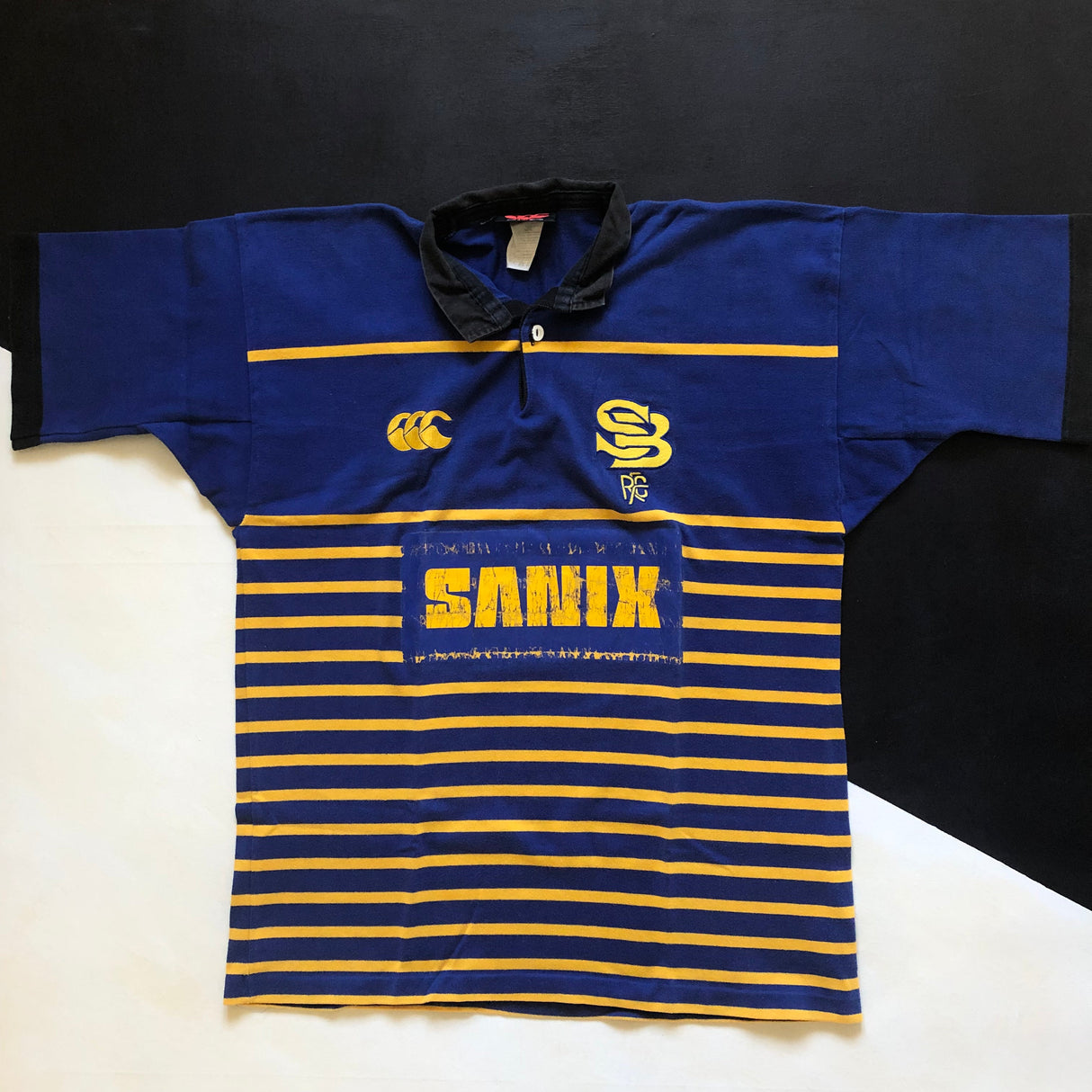 Sanix Blues Rugby Team Jersey 1990's Medium Underdog Rugby - The Tier 2 Rugby Shop