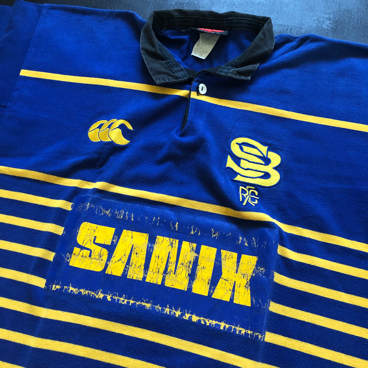 Sanix Blues Rugby Team Jersey 1990's Medium Underdog Rugby - The Tier 2 Rugby Shop