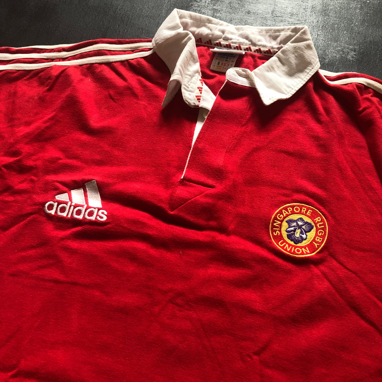 Singapore National Rugby Team Jersey 1999 Match Worn Large Underdog Rugby - The Tier 2 Rugby Shop