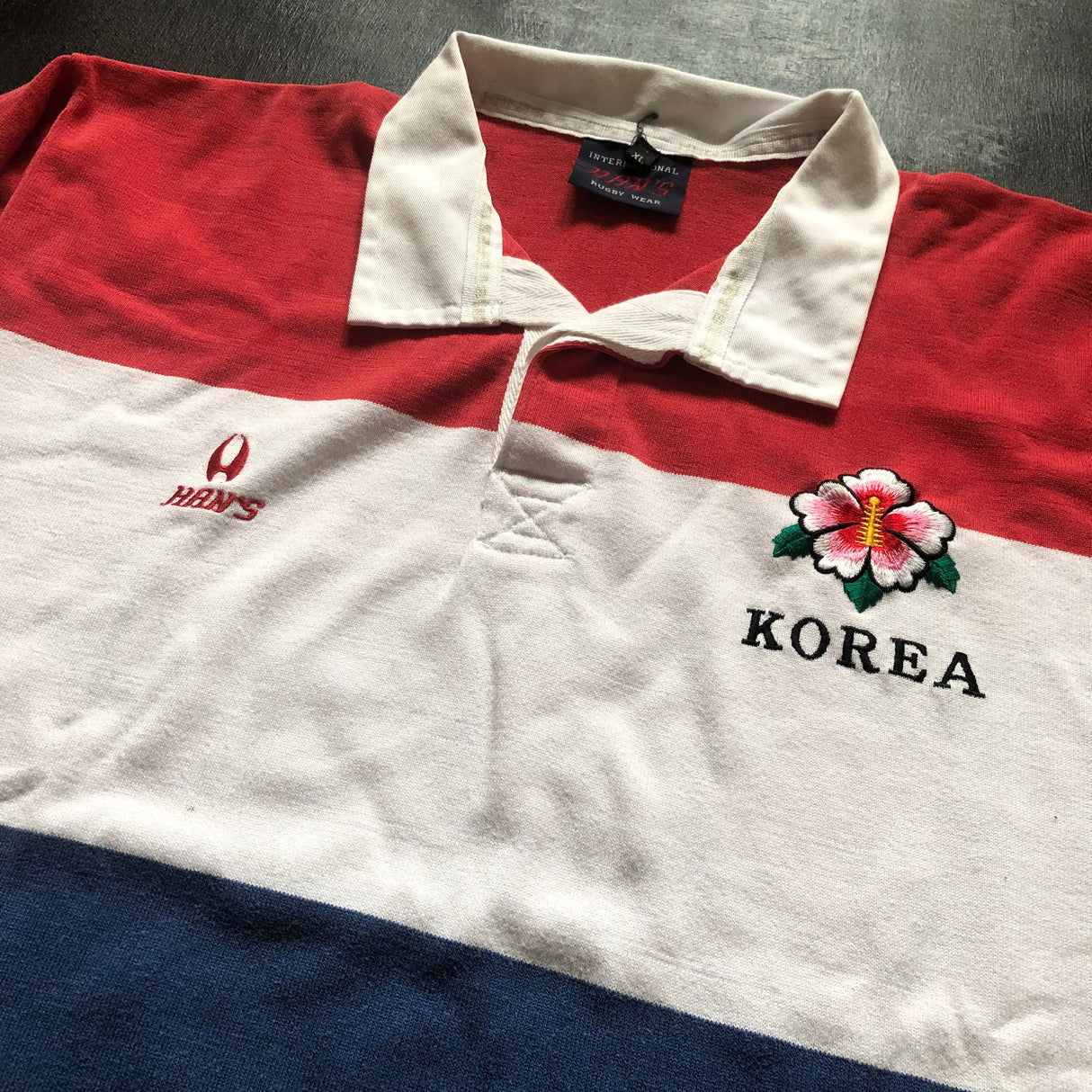 South Korea National Rugby Team Jersey 2000 Sevens Match Worn XL Underdog Rugby - The Tier 2 Rugby Shop
