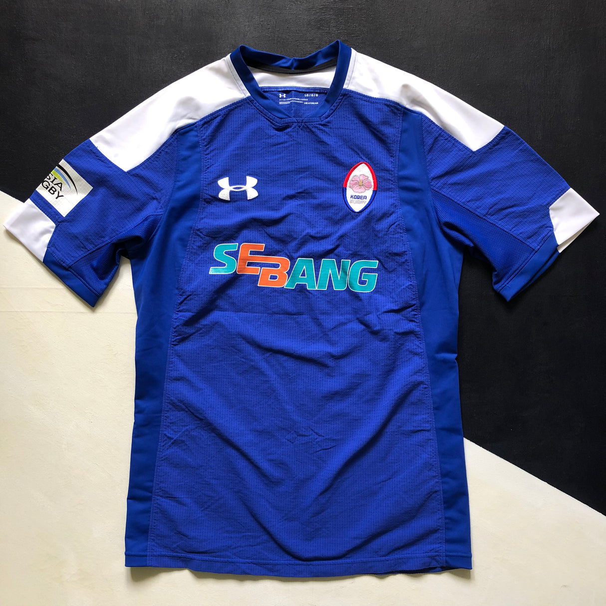 South Korea National Rugby Team Jersey 2018 Match Worn Large Underdog Rugby - The Tier 2 Rugby Shop