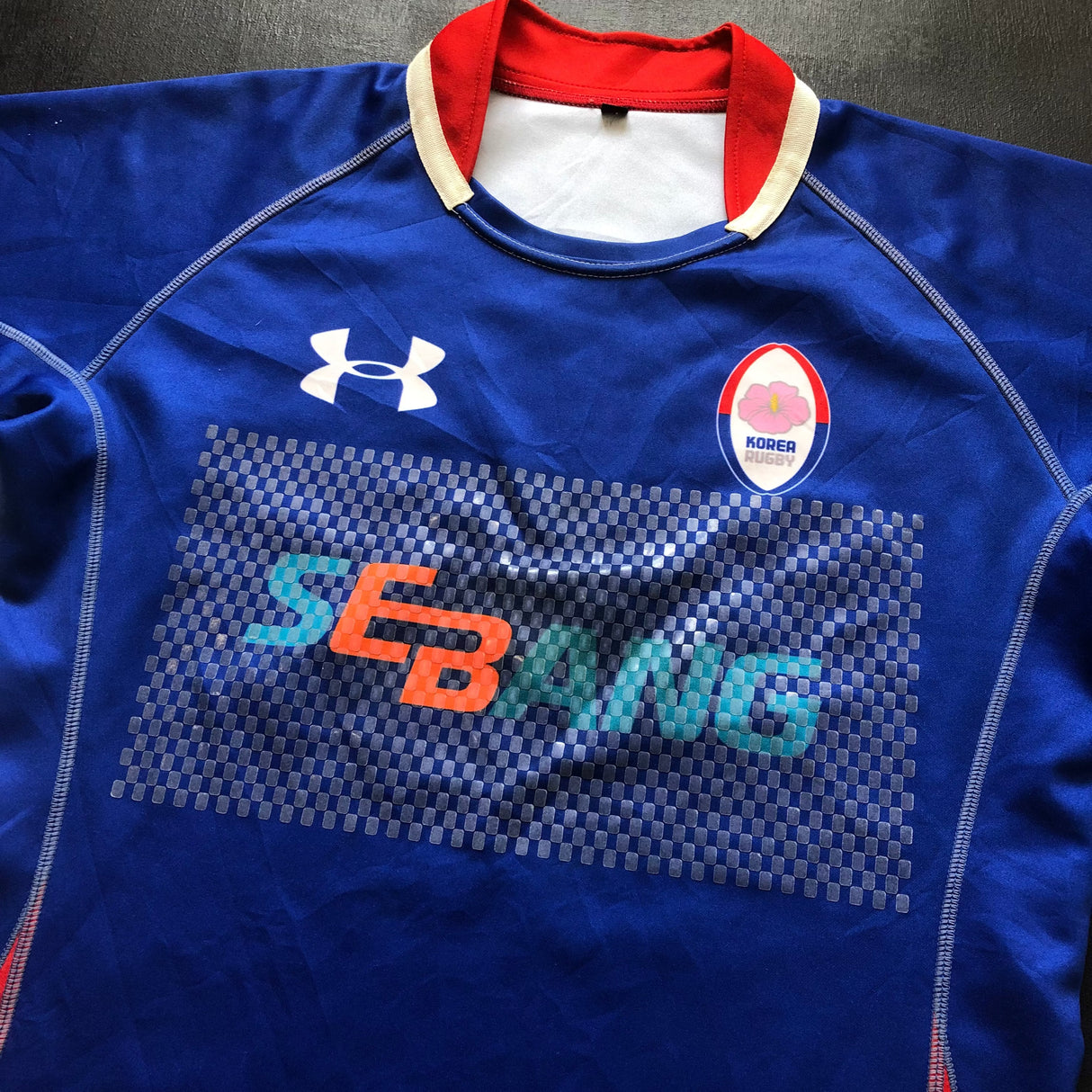 South Korea National Rugby Team Jersey 2018 Match Worn U20's Jersey Large Underdog Rugby - The Tier 2 Rugby Shop