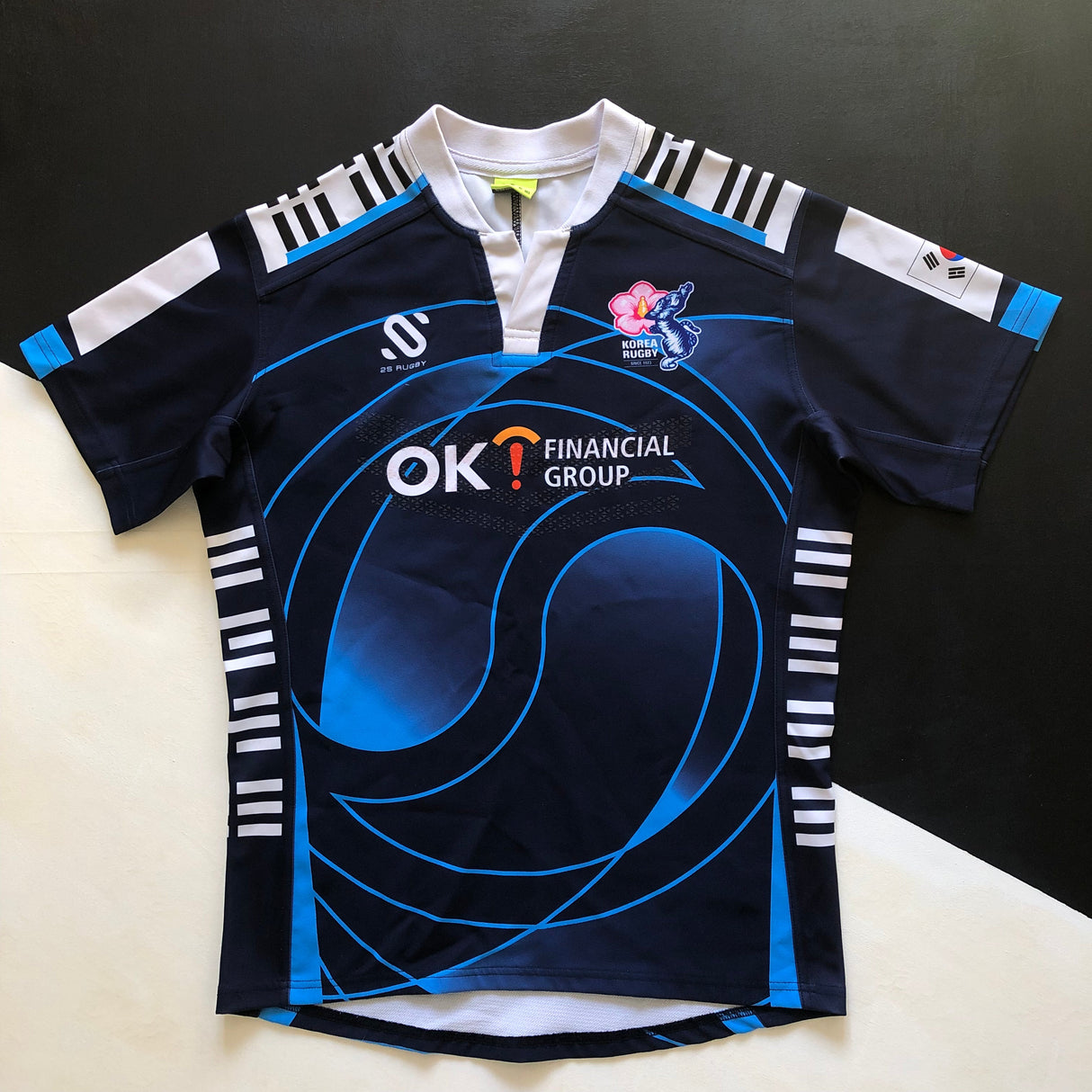 South Korea National Rugby Team Jersey 2021 Away Match Worn XL Underdog Rugby - The Tier 2 Rugby Shop