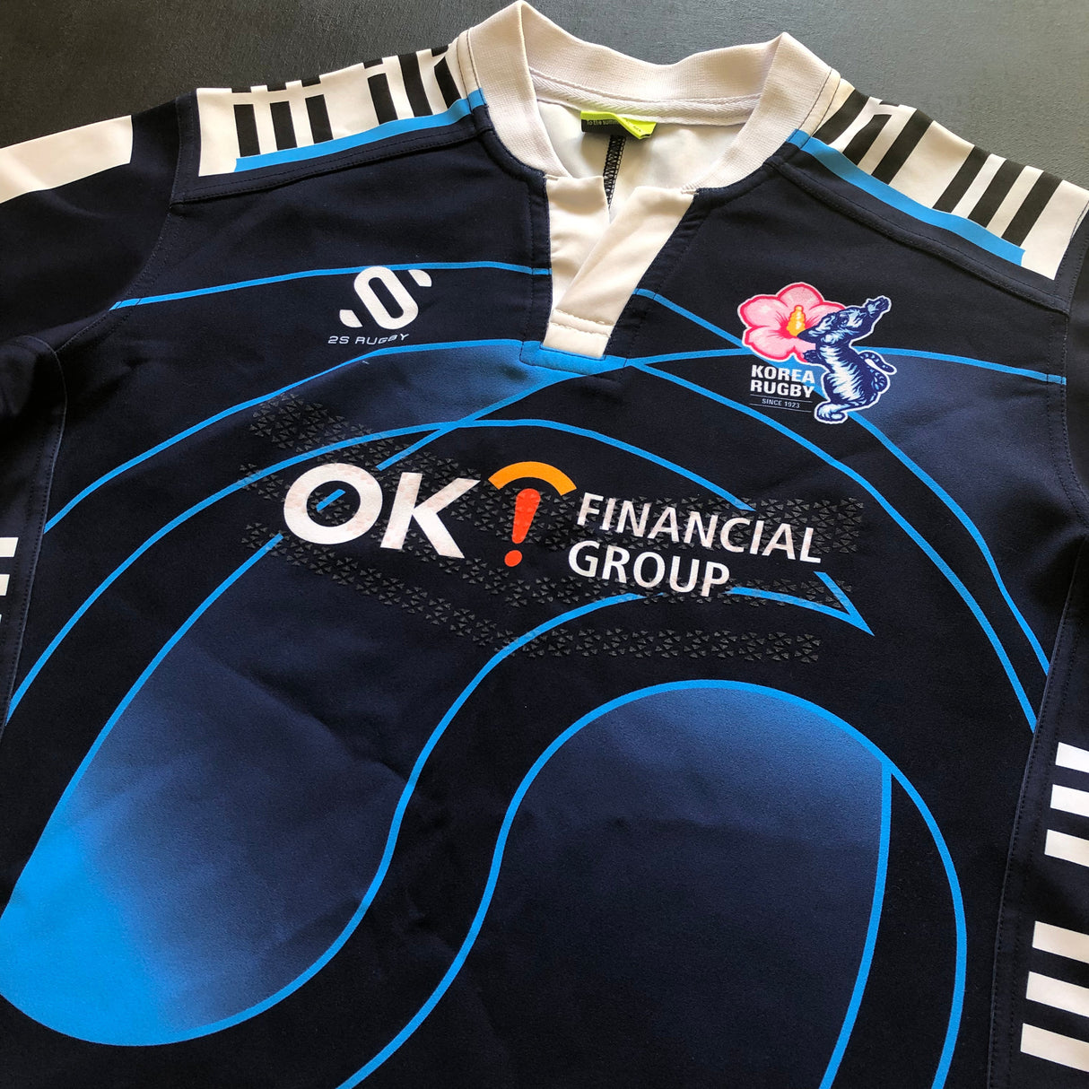 South Korea National Rugby Team Jersey 2021 Away Match Worn XL Underdog Rugby - The Tier 2 Rugby Shop