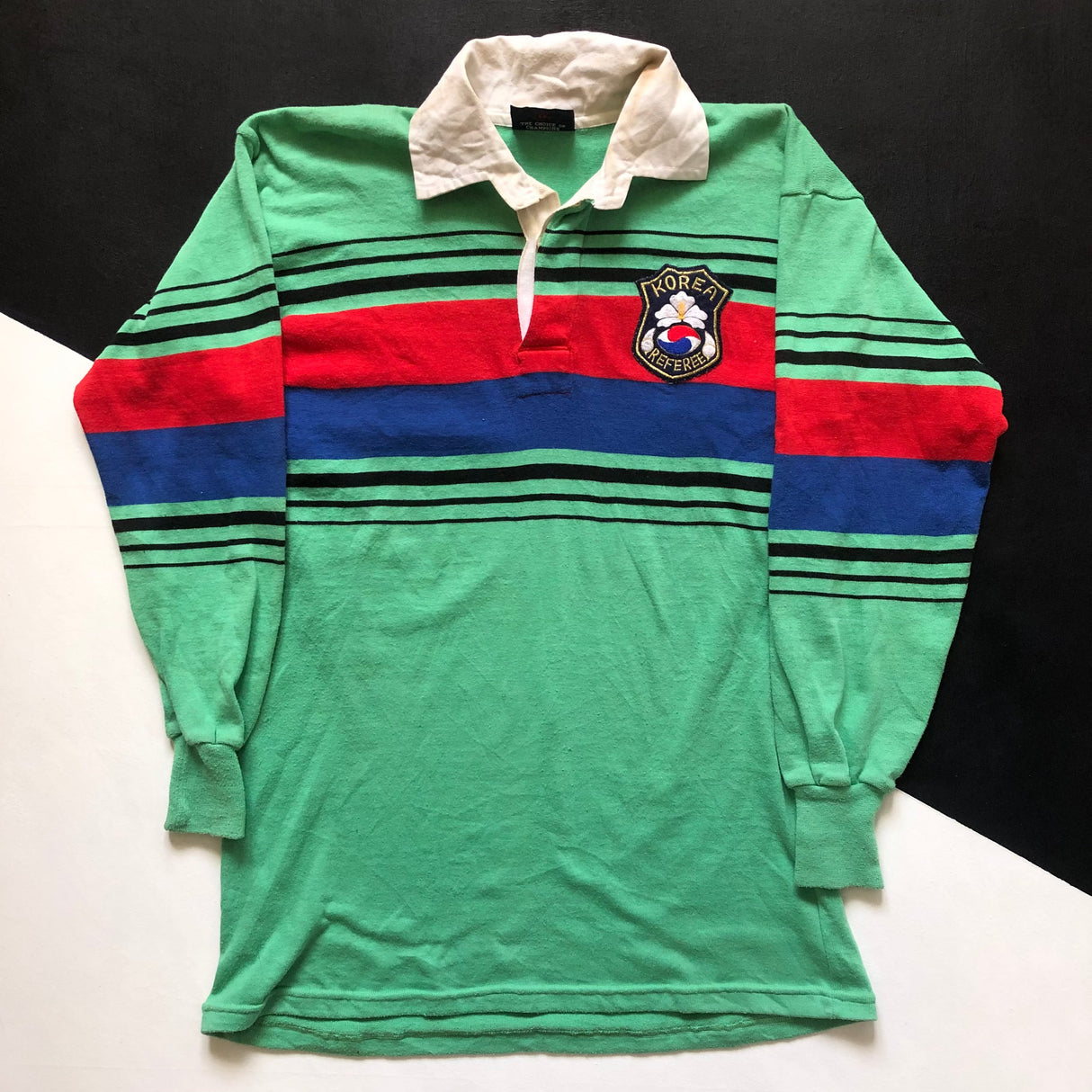 South Korea Rugby Union Referees Jersey 1990's Medium Underdog Rugby - The Tier 2 Rugby Shop