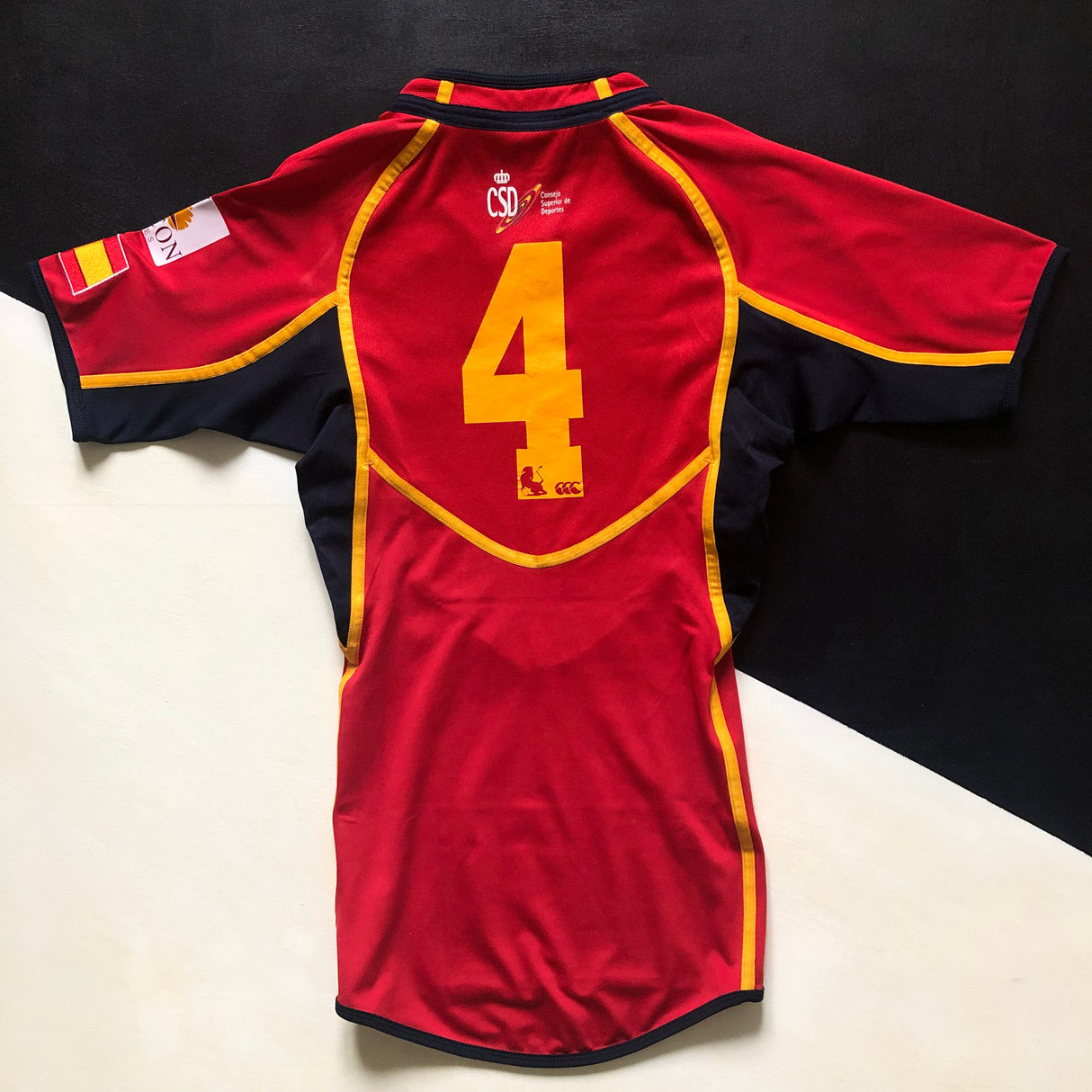 Spain National Rugby Sevens Team Jersey 2012 Match Worn Small Underdog Rugby - The Tier 2 Rugby Shop