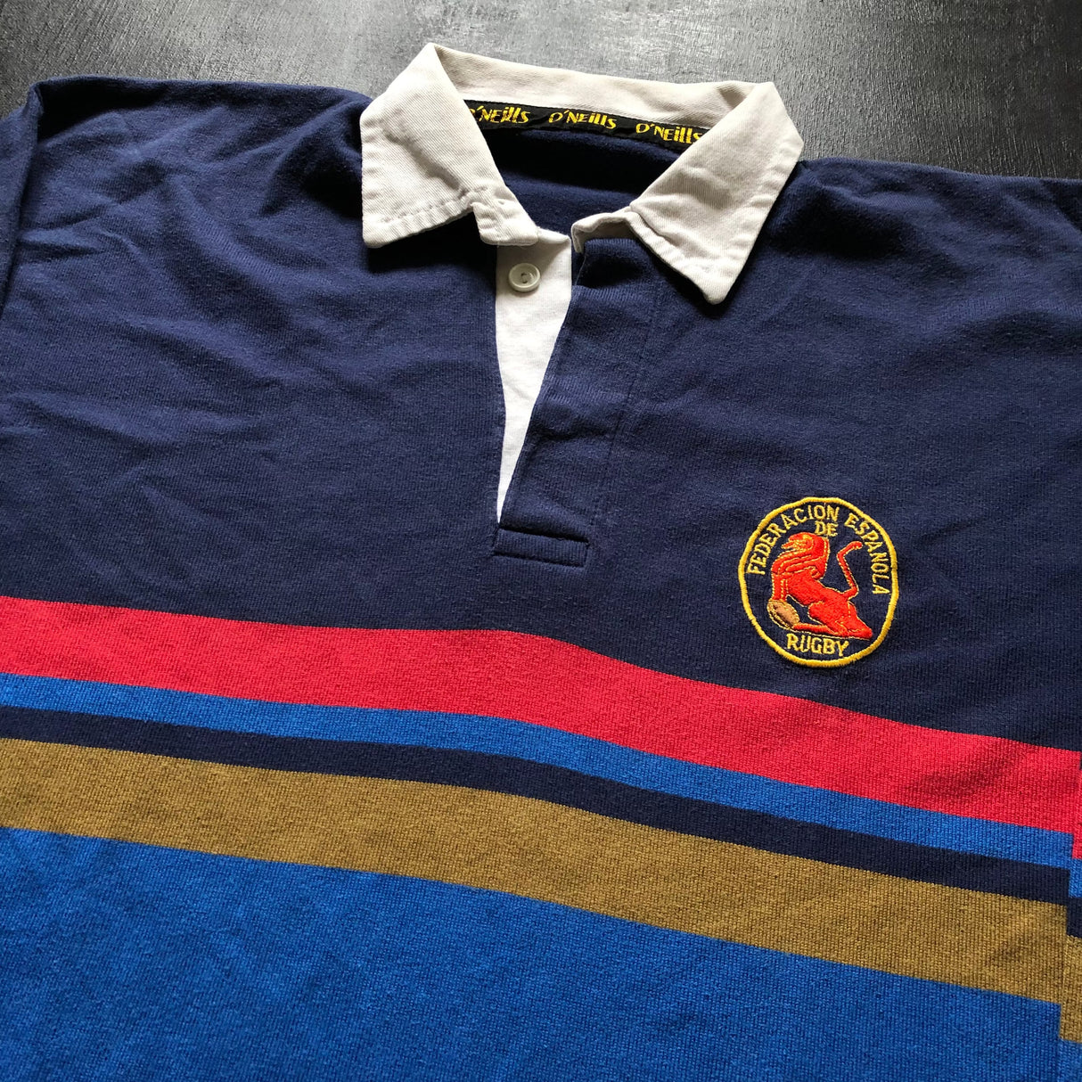 Spain National Rugby Team Jersey 1980's Medium Underdog Rugby - The Tier 2 Rugby Shop