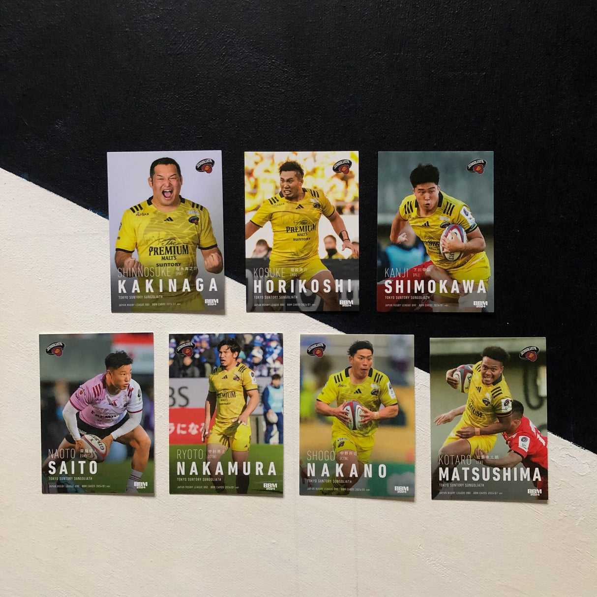 Suntory Sungoliath 2024 BBM Japan Rugby League One Regular Card Set Underdog Rugby - The Tier 2 Rugby Shop