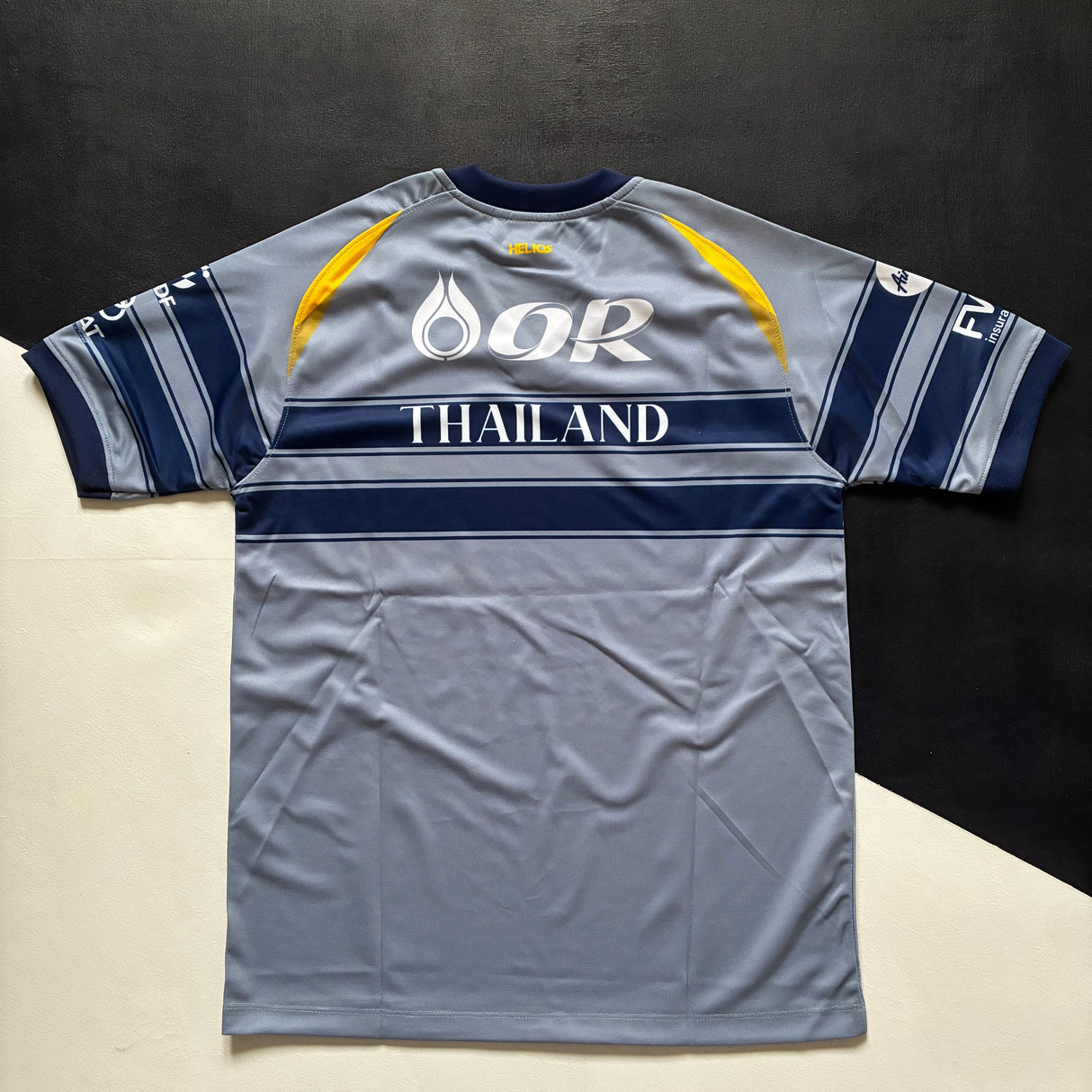Thailand National Rugby Team Training Jersey 2026 (Silver) Underdog Rugby - The Tier 2 Rugby Shop