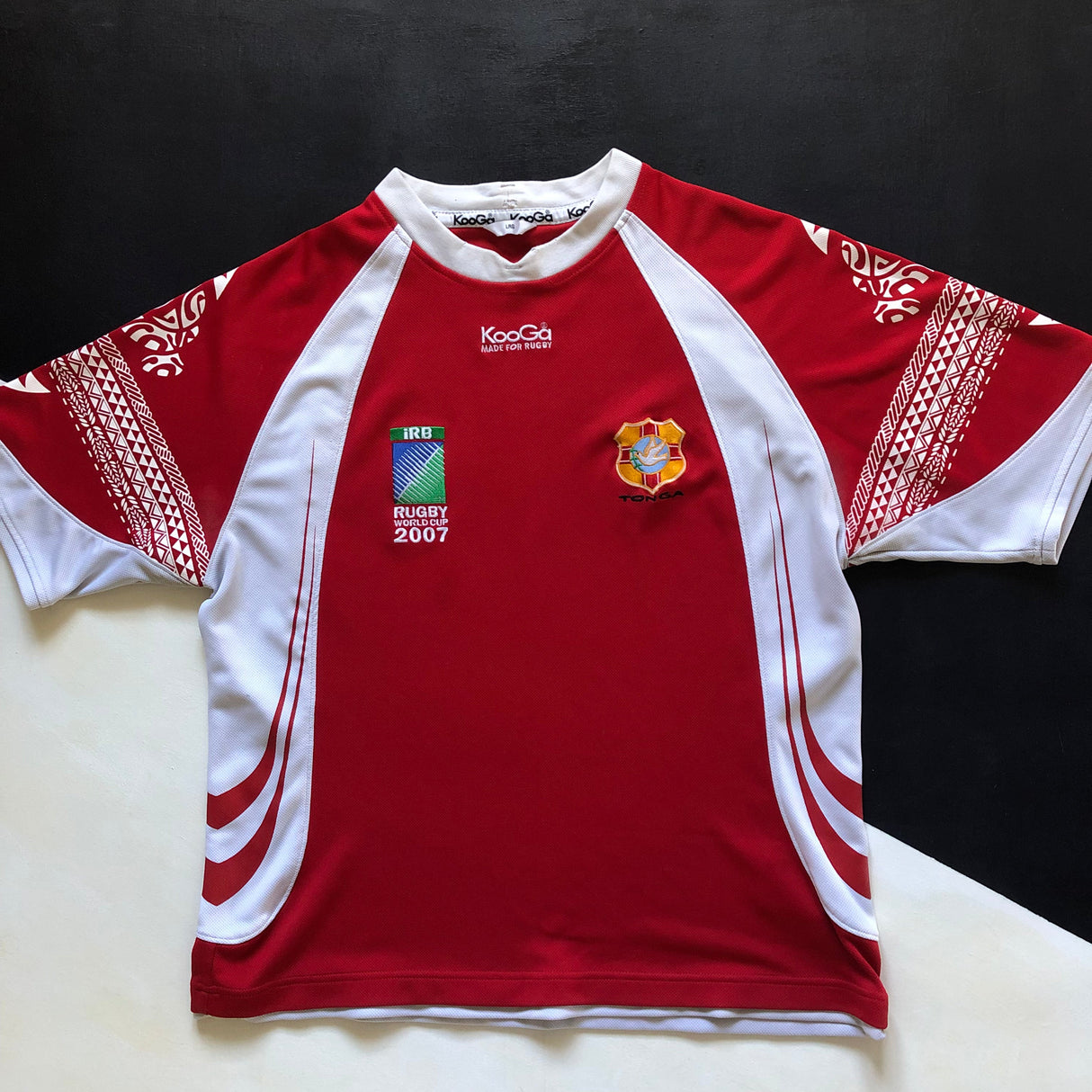 Tonga National Rugby Team Jersey 2007 Rugby World Cup Large Underdog Rugby - The Tier 2 Rugby Shop