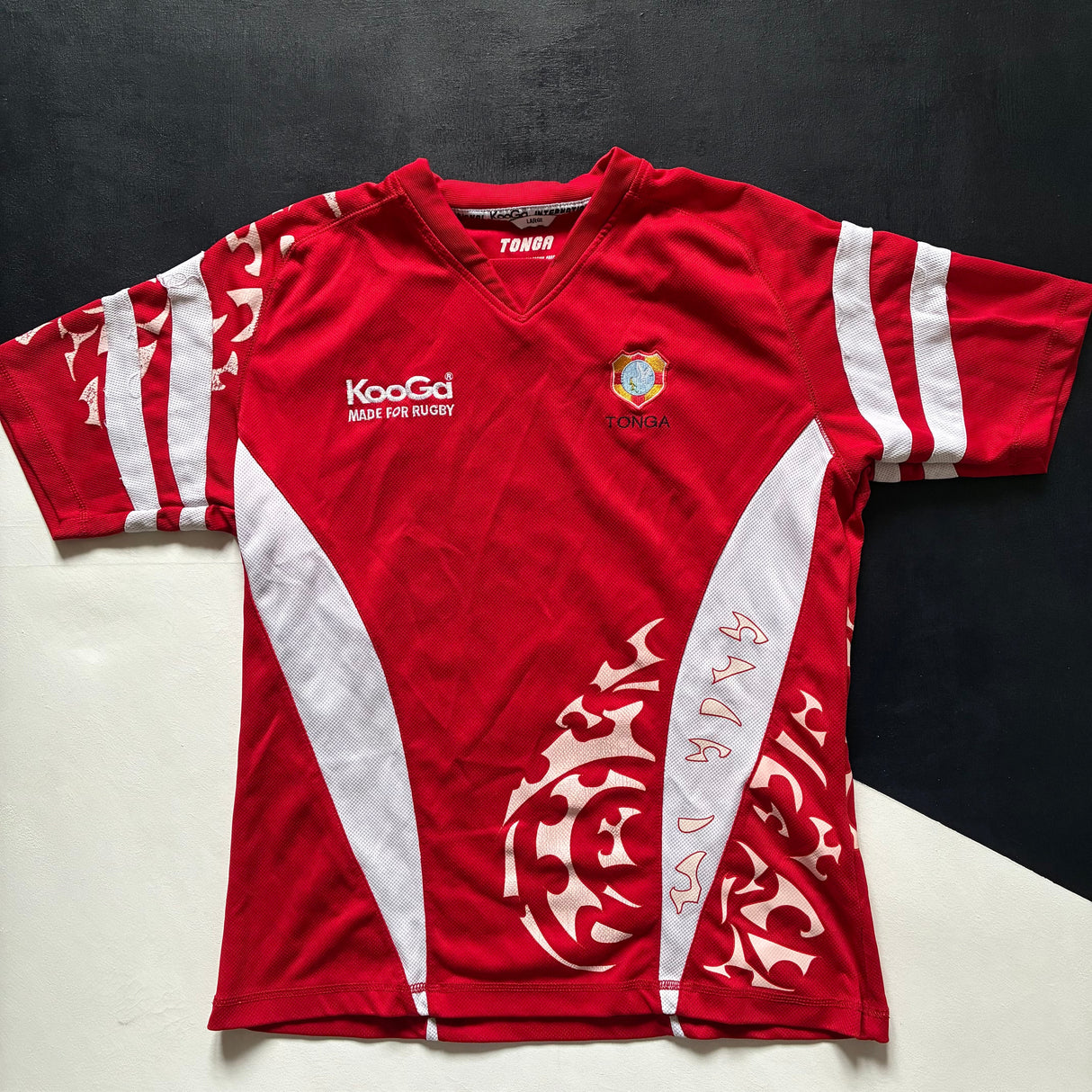 Tonga National Rugby Team Jersey 2008 Large Underdog Rugby - The Tier 2 Rugby Shop