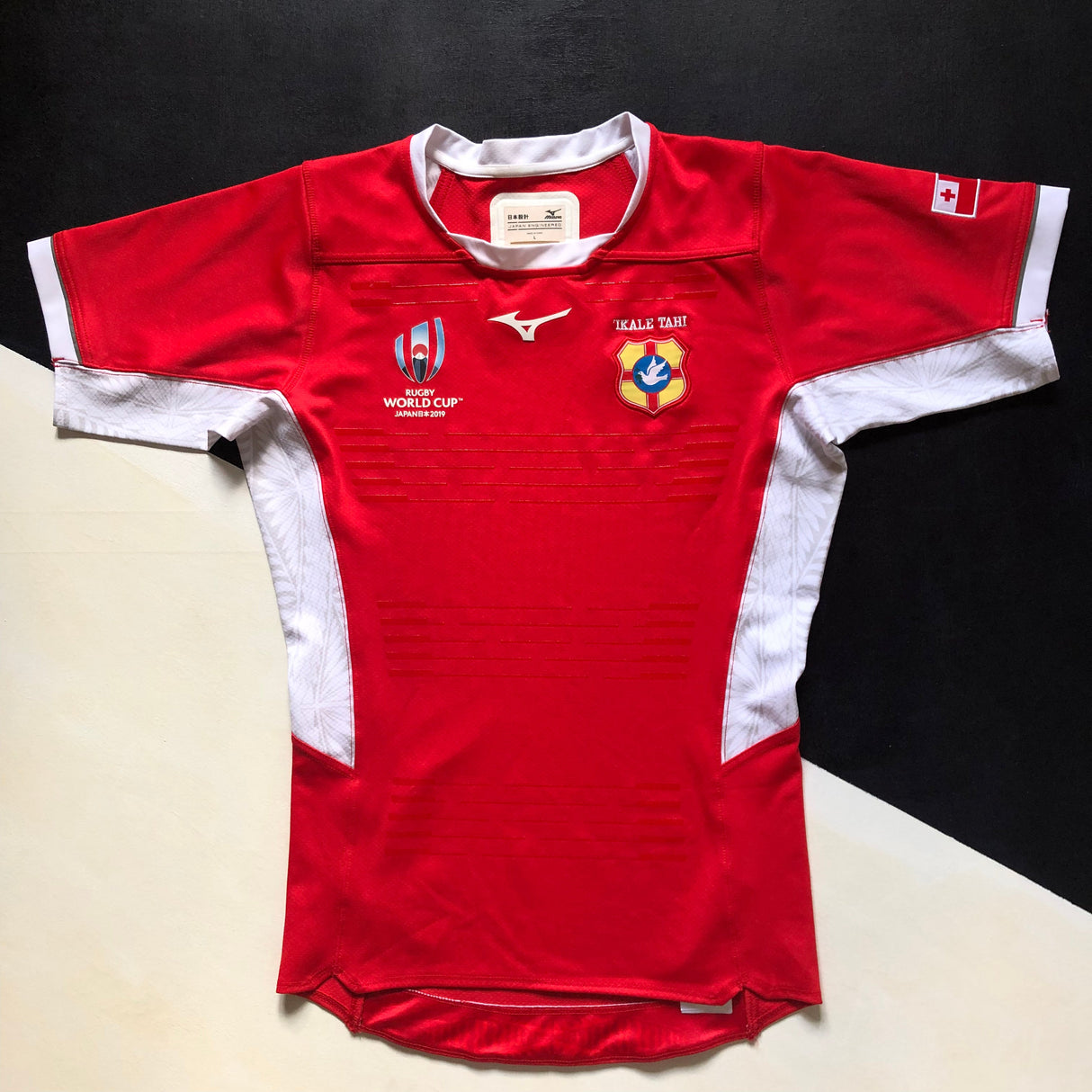 Tonga National Rugby Team Jersey 2019 Rugby World Cup Player Issue Large Underdog Rugby - The Tier 2 Rugby Shop