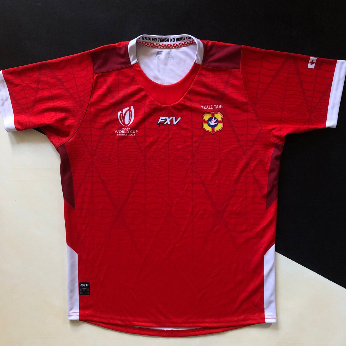 Tonga National Rugby Team Jersey 2023 Rugby World Cup 2XL Underdog Rugby - The Tier 2 Rugby Shop