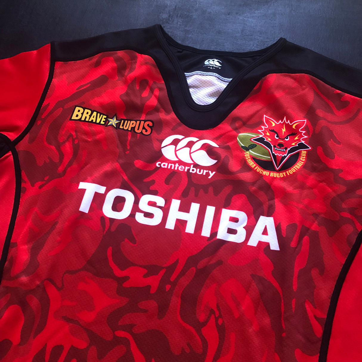 Toshiba Brave Lupus Tokyo Rugby Team Jersey 2018 (Japan Top League) Large Underdog Rugby - The Tier 2 Rugby Shop