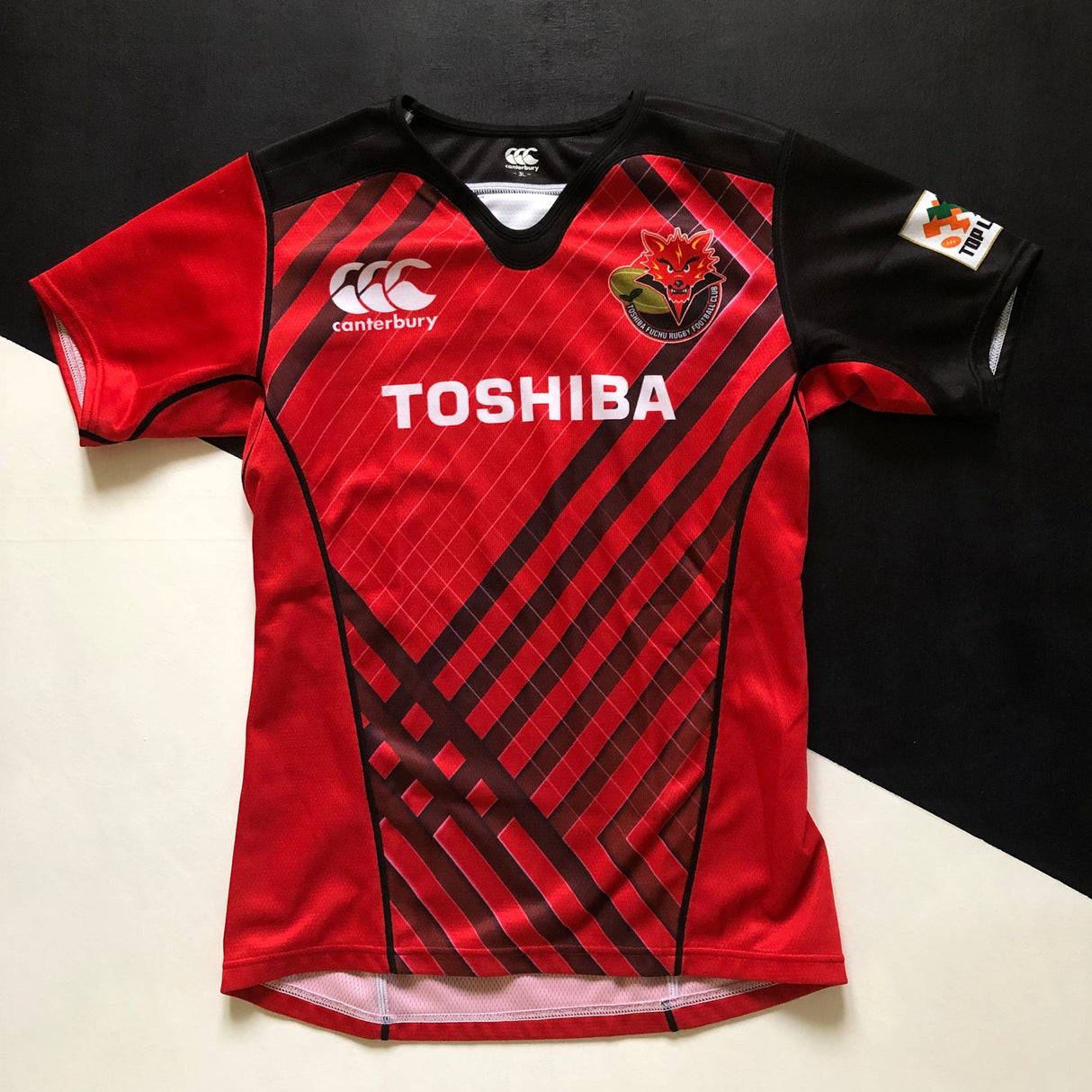 Toshiba Brave Lupus Tokyo Rugby Team Training Jersey 3L Player Worn Underdog Rugby - The Tier 2 Rugby Shop
