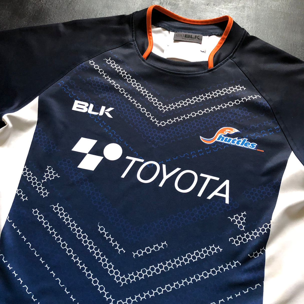 Toyota Industries Shuttles Aichi Training Jersey (Japan Top League) Player Worn UK Large Underdog Rugby - The Tier 2 Rugby Shop