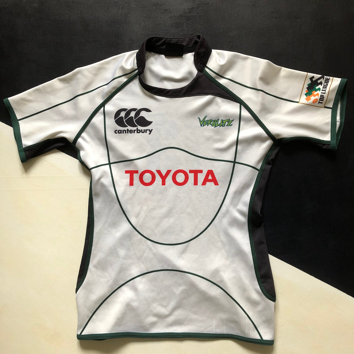 Toyota Verblitz Rugby Team Jersey 2008 Away Match Worn 3L Underdog Rugby - The Tier 2 Rugby Shop