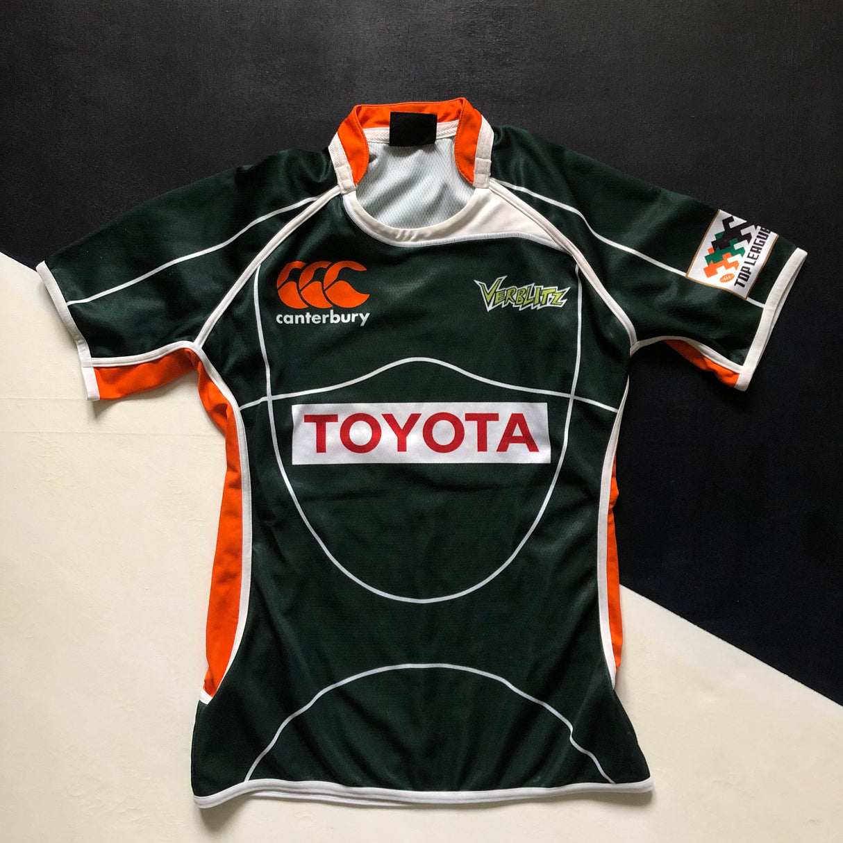 Toyota Verblitz Rugby Team Jersey 2008 (Japan Top League) Match Worn Large Underdog Rugby - The Tier 2 Rugby Shop