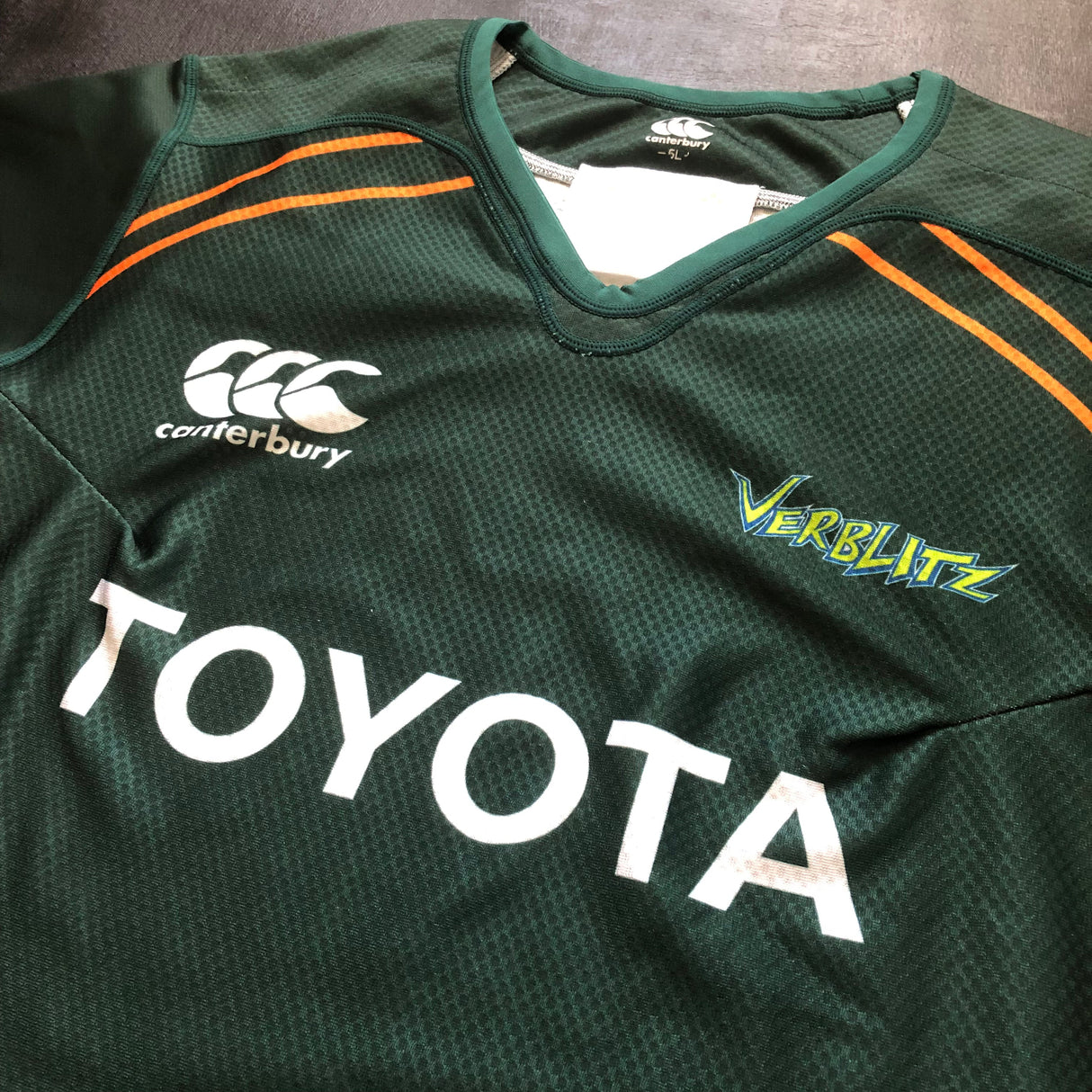 Toyota Verblitz Rugby Team Jersey 2016/17 (Japan Top League) Match Worn 5L Underdog Rugby - The Tier 2 Rugby Shop