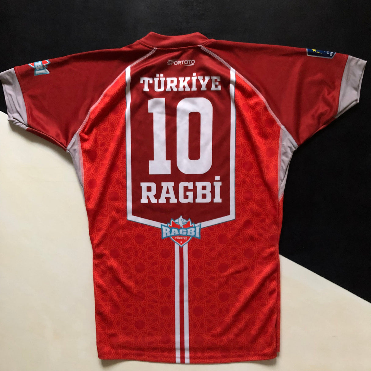 Turkey National Rugby Team Jersey 2019 Match Worn Large Underdog Rugby - The Tier 2 Rugby Shop