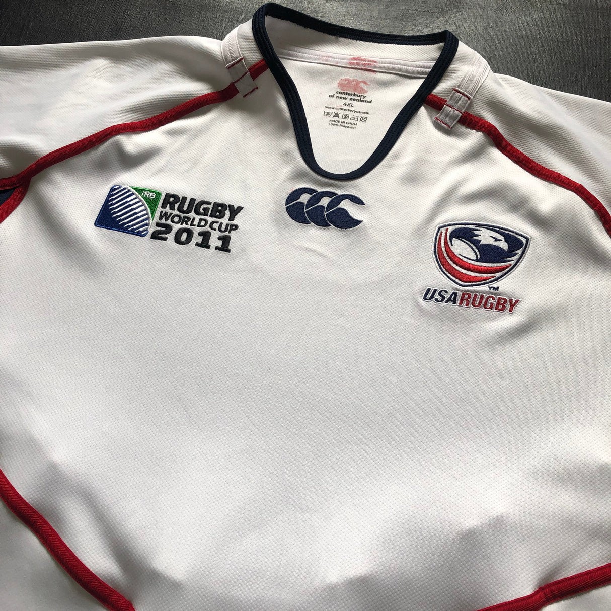 USA National Rugby Team Jersey 2011 Rugby World Cup 4XL Underdog Rugby - The Tier 2 Rugby Shop