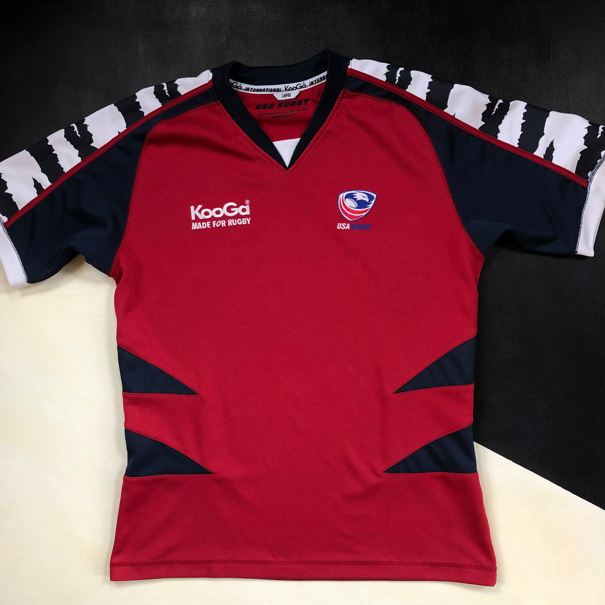 USA National Rugby Team Training Jersey 2007 Large Underdog Rugby - The Tier 2 Rugby Shop