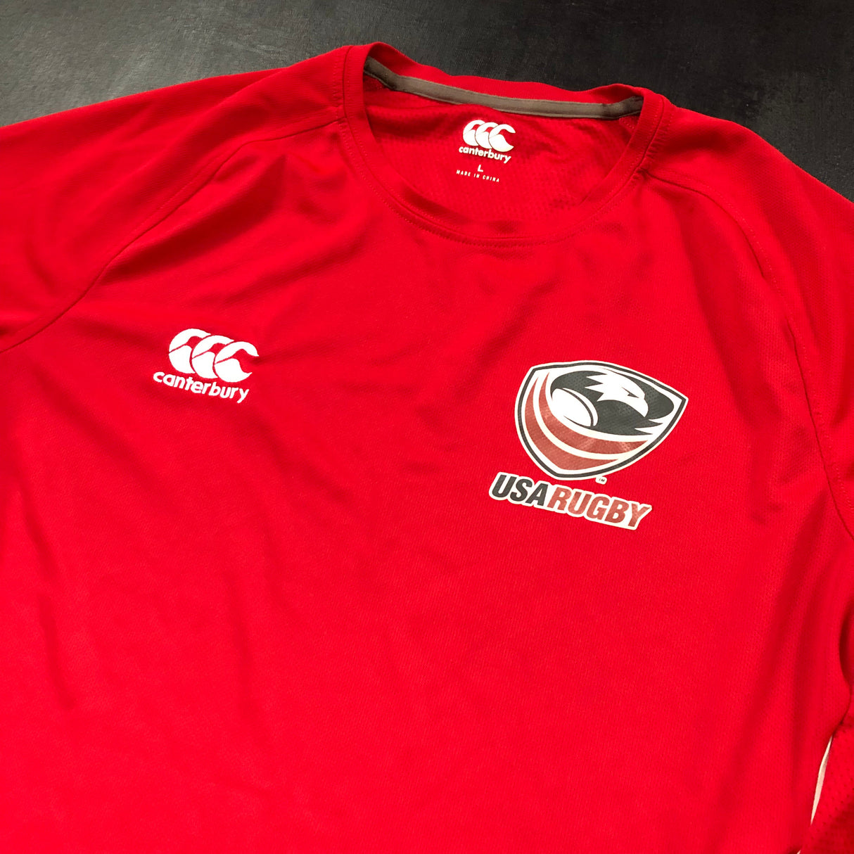 USA National Rugby Team Training Tee Large Underdog Rugby - The Tier 2 Rugby Shop