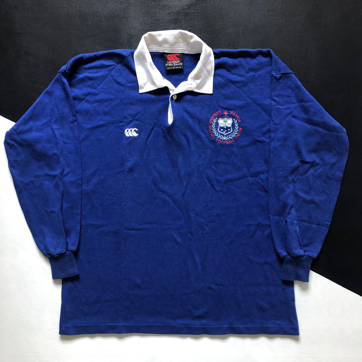 Western Samoa National Rugby Team Jersey 1991/93 Large Underdog Rugby - The Tier 2 Rugby Shop