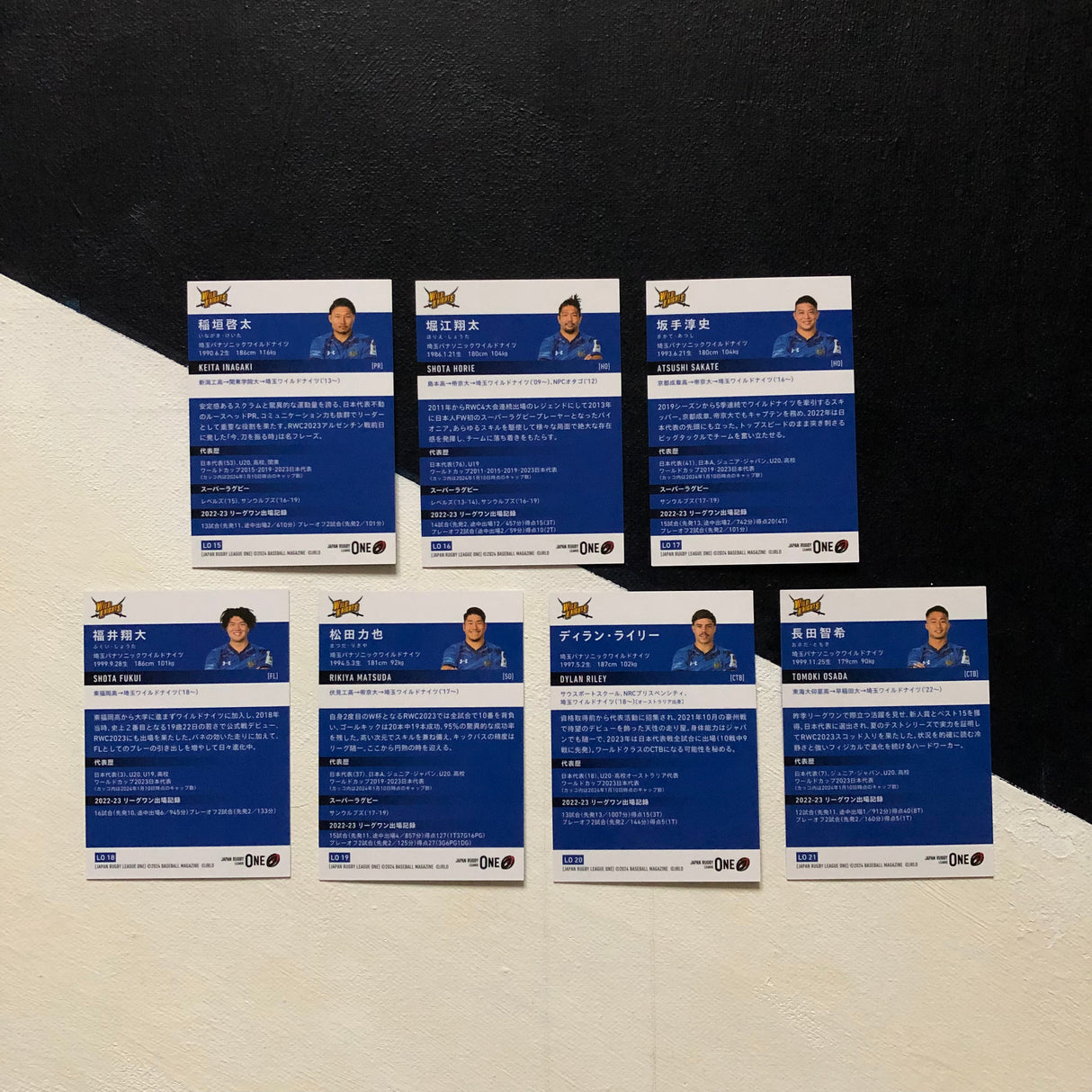 Wild Knights 2024 BBM Japan Rugby League One Regular Card Set Underdog Rugby - The Tier 2 Rugby Shop