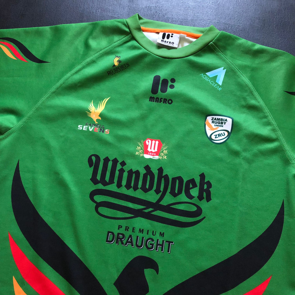 Zambia National Rugby Team Jersey 2018 Medium Underdog Rugby - The Tier 2 Rugby Shop