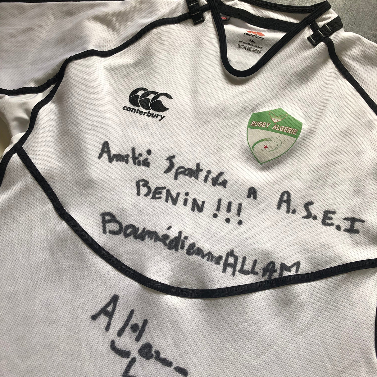 Algeria National Rugby Team Jersey 2012 Match Worn 3XL Underdog Rugby - The Tier 2 Rugby Shop