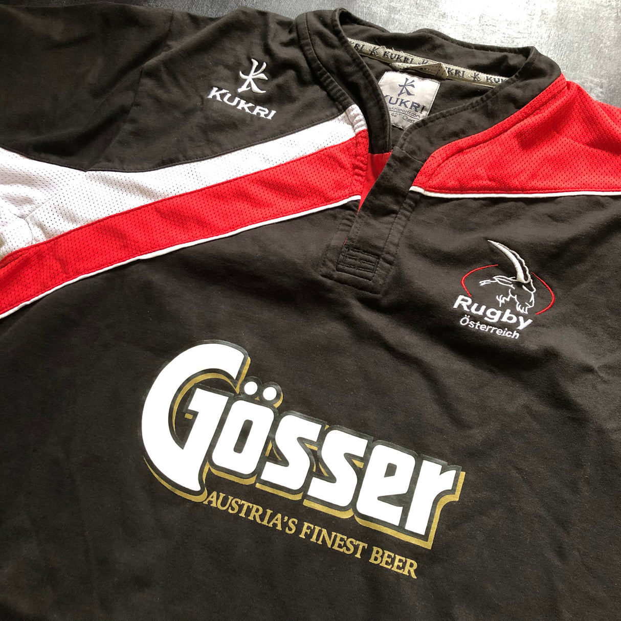 Austria National Rugby Team Jersey 2010/11 Large Underdog Rugby - The Tier 2 Rugby Shop
