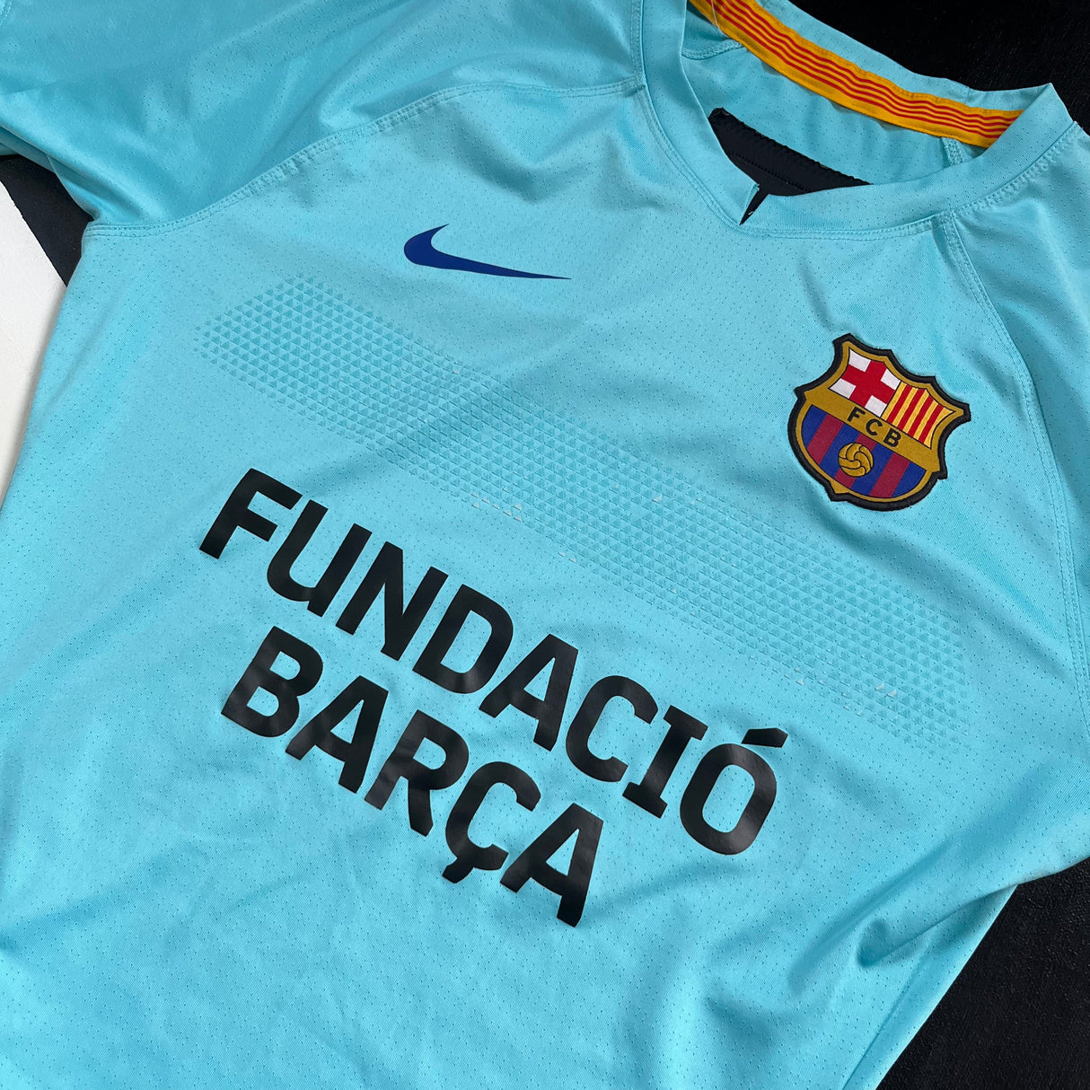 Barcelona FC Rugby Team Jersey 2018 Away Match Worn Medium Underdog Rugby - The Tier 2 Rugby Shop