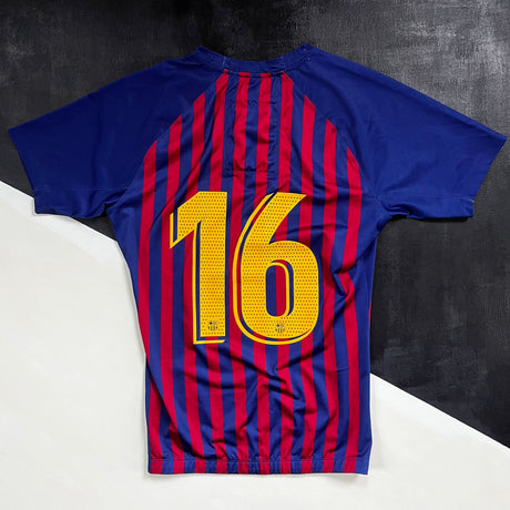 Barcelona FC Rugby Team Jersey 2018 Match Worn Medium Underdog Rugby - The Tier 2 Rugby Shop