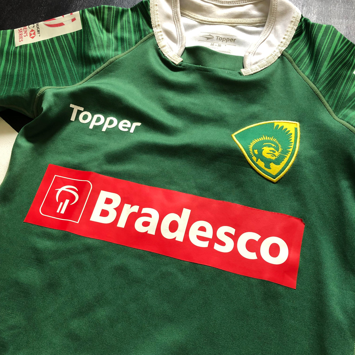 Brasil National Rugby Sevens Team Jersey Women's Match Worn 2017/18 Medium Underdog Rugby - The Tier 2 Rugby Shop