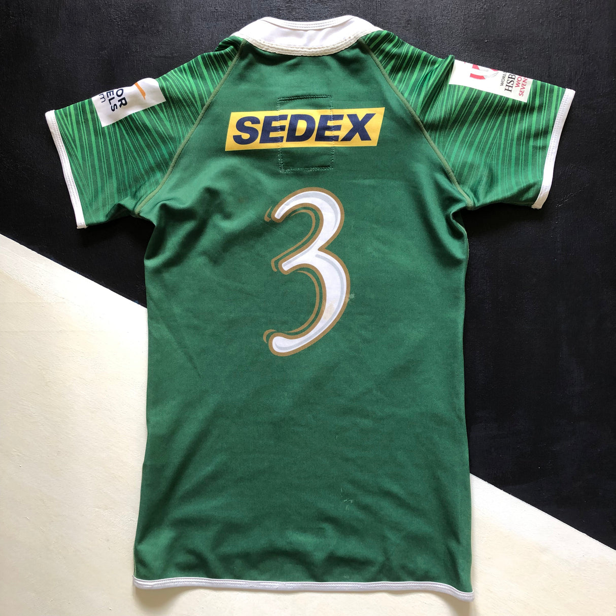 Brasil National Rugby Sevens Team Jersey Women's Match Worn 2017/18 Medium Underdog Rugby - The Tier 2 Rugby Shop