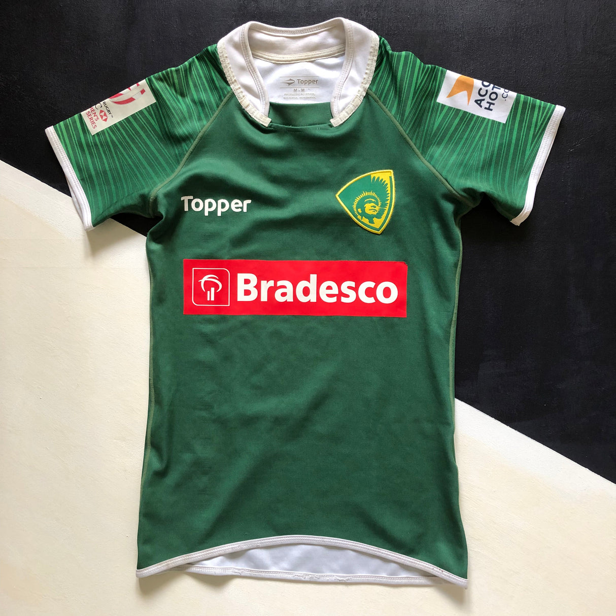 Brasil National Rugby Sevens Team Jersey Women's Match Worn 2017/18 Medium Underdog Rugby - The Tier 2 Rugby Shop