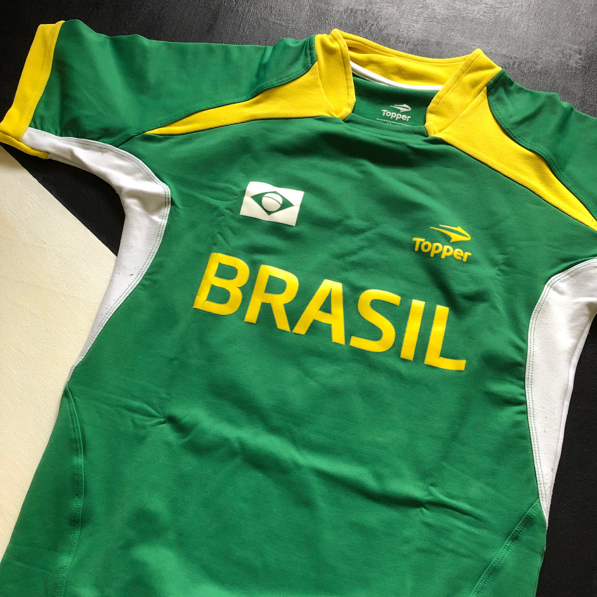 Brazil National Rugby Sevens Team Jersey 2011/15 Women's Match Worn Medium Underdog Rugby - The Tier 2 Rugby Shop