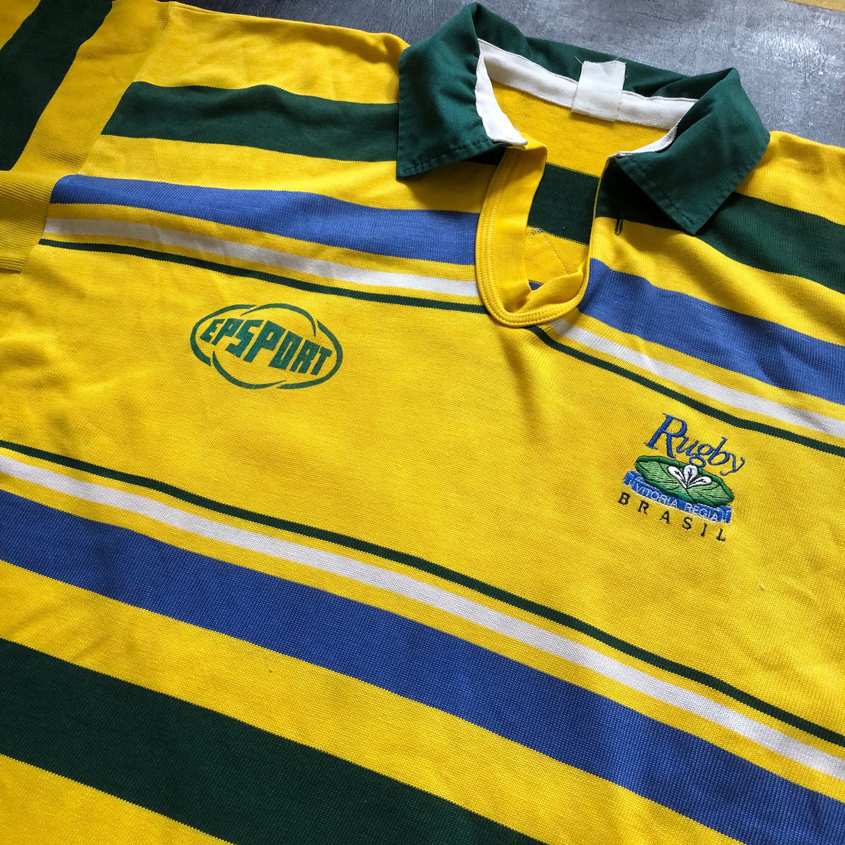 Brazil National Rugby Team Jersey 1998/99 Match Worn XL Underdog Rugby - The Tier 2 Rugby Shop