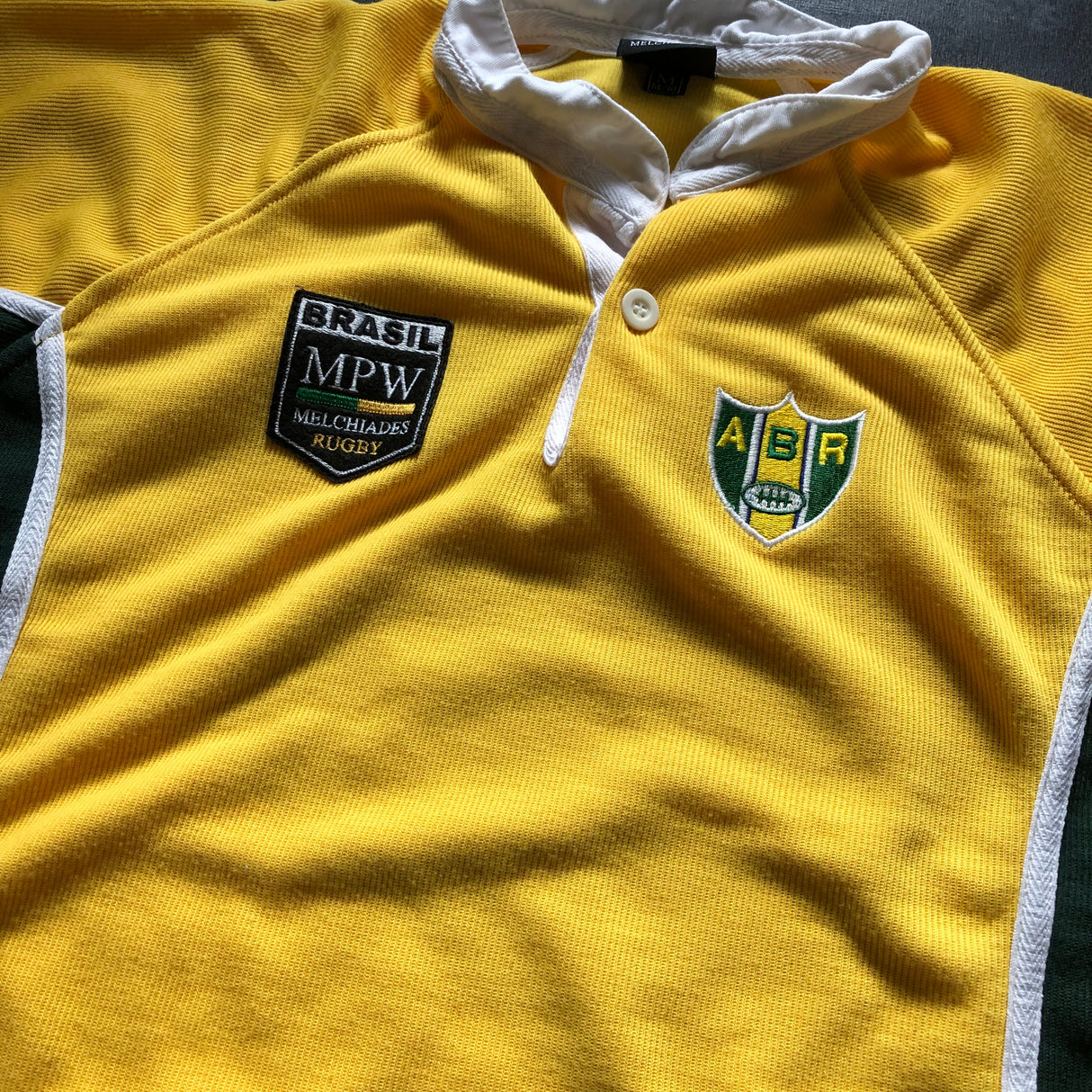 Brazil National Rugby Team Jersey 2000's Match Worn Medium Underdog Rugby - The Tier 2 Rugby Shop