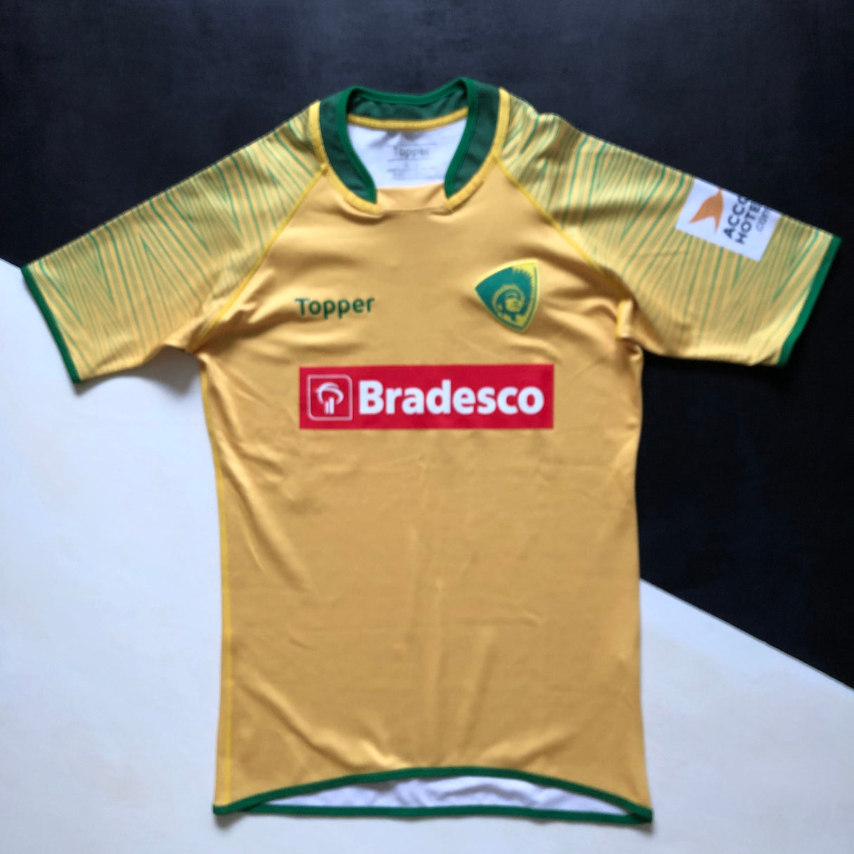 Brazil National Rugby Team Jersey 2017/18 Match Worn Large Underdog Rugby - The Tier 2 Rugby Shop