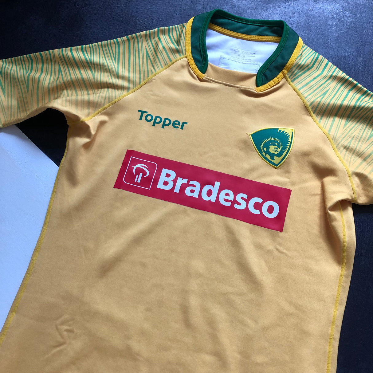 Brazil National Rugby Team Jersey 2017/18 Match Worn Medium Underdog Rugby - The Tier 2 Rugby Shop