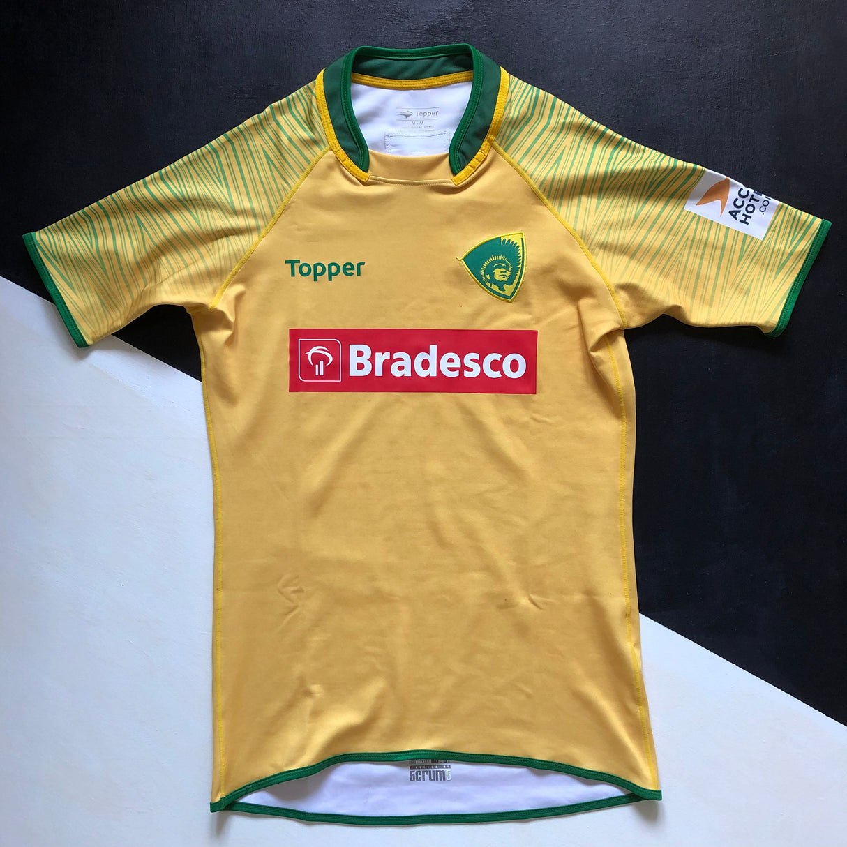 Brazil National Rugby Team Jersey 2017/18 Match Worn Medium Underdog Rugby - The Tier 2 Rugby Shop