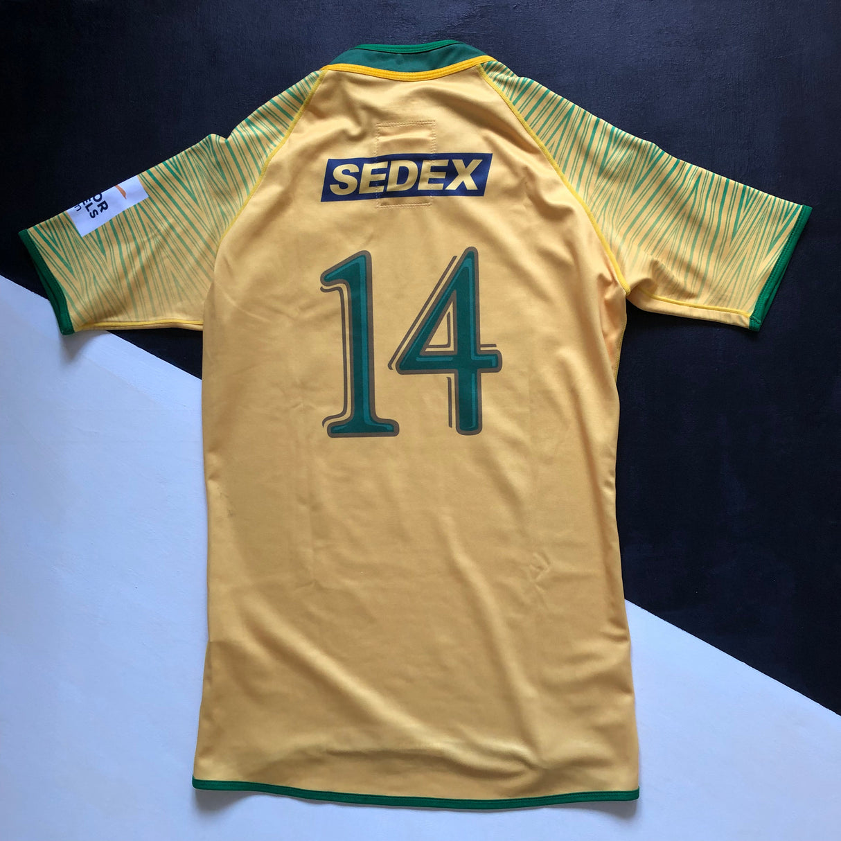 Brazil National Rugby Team Jersey 2017/18 Match Worn Medium Underdog Rugby - The Tier 2 Rugby Shop
