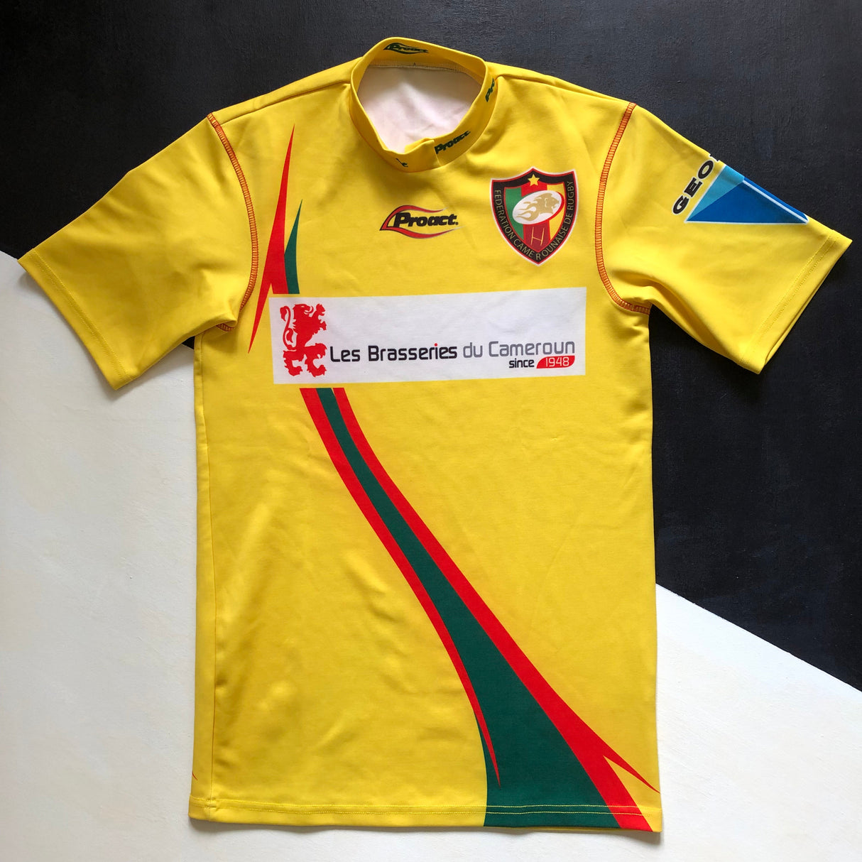 Cameroon National Rugby Team Jersey 2013 Match Worn Medium Underdog Rugby - The Tier 2 Rugby Shop