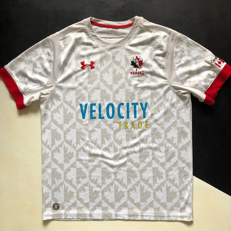 Canada National Rugby Sevens Team Jersey 2016/17 Away 2XL Underdog Rugby - The Tier 2 Rugby Shop
